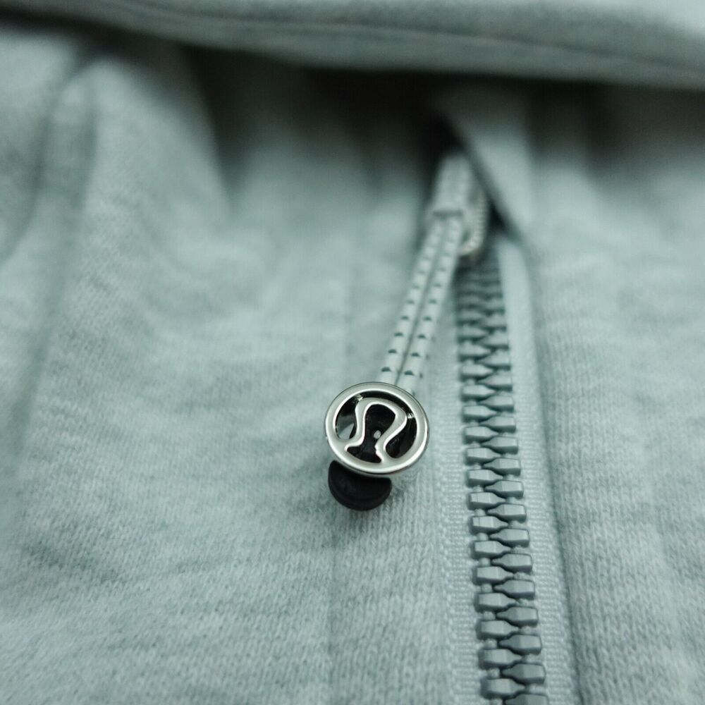 New Lululemon Size 4 Scuba Full Zip Cropped Hoodie HCUG Heathered Gray - Picture 6 of 10
